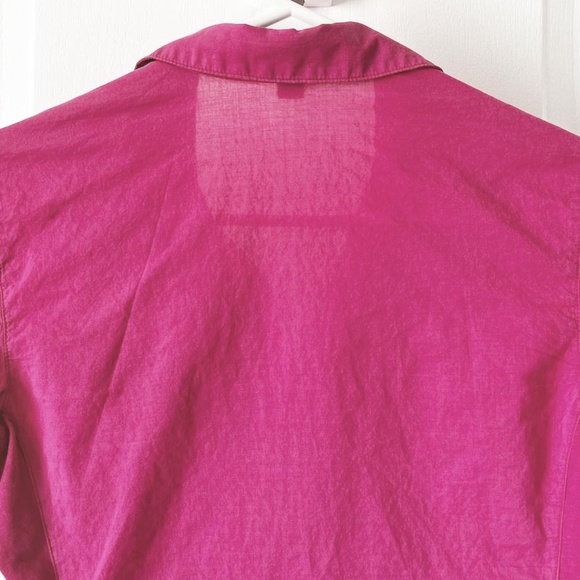 JAMES PERSE Fuchsia Button Down Shirt & Tank Top - Picture 6 of 14